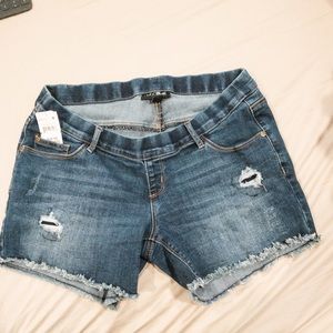 Indigo Blue maternity shorts